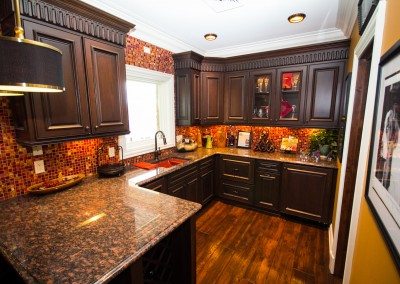 Kendor Wood Gallery | dark wood cabinets